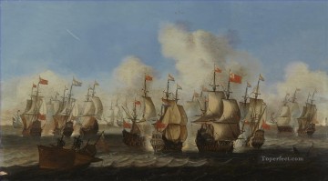 Engelska och hollandska fartyg i krig fran 1600 talet Skoklosters slott Sea Warfare Oil Paintings